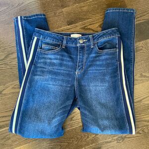 GB Skinny Tuxedo Stripe Jeans Size 9